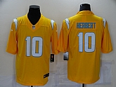 Nike Chargers 10 Justin Herbert Yellow Inverted Legend Limited Jersey,baseball caps,new era cap wholesale,wholesale hats